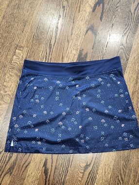 Callaway Navy GOLF Skort with Umbrella Print Womens Size LARGE